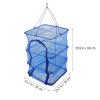 Garneck Hanging Drying Dry Rack Net Folded Fishing Net Trap for for Buds Hydroponic Plants Shrimp Carp Crayfish Crab 66X35X35cm view 3