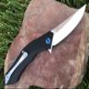 TACTICAL GEARZ Pocket Folding Knife for EDC, D2 Steel Blade, Solid G10 Handle (Triton) view 3