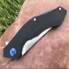TACTICAL GEARZ Pocket Folding Knife for EDC, D2 Steel Blade, Solid G10 Handle (Triton) view 4