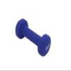 FixtureDisplays Neoprene Coated Dumbbell Weights 2 Pounds, Single, Blue 15207-2LB-2PK-2D view 4