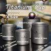 Boundless Voyage 180ml Titanium Cup Double Walled Mug Lightweight Anti-scalding Drinkwear for Camping Home Water Tea Wine Beer Fruit Juice Ti3028D view 3