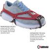 Kahtoola 1st Gen NANOspikes Footwear Traction for ICY Winter Road Running & Walking - Red - X-Small view 3