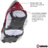 Kahtoola 1st Gen NANOspikes Footwear Traction for ICY Winter Road Running & Walking - Red - X-Small view 4