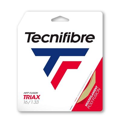 Tecnifibre Triax Natural Tennis String (16 Natural)