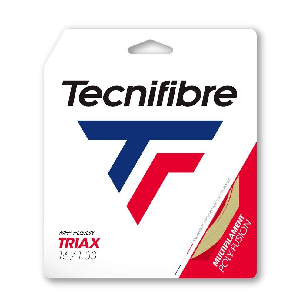 Tecnifibre Triax Natural Tennis String (16 Natural)