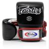 Fairtex TGO3 Muay Thai Boxing Gloves for Men, Women, Kids | Special Open Thumb Design | MMA Gloves| Premium Quality, Light Weight & Shock Absorbent Boxing Gloves (Black/White/Red/Medium) view 1