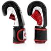 Fairtex TGO3 Muay Thai Boxing Gloves for Men, Women, Kids | Special Open Thumb Design | MMA Gloves| Premium Quality, Light Weight & Shock Absorbent Boxing Gloves (Black/White/Red/Medium) view 4