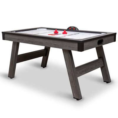 EastPoint 60" Full-Size NHL Licensed Apollo Hover Hockey Table and Indoor Game with LED Scoring, GlazeTek Surface and Power Corner Inserts