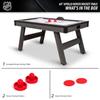 EastPoint 60" Full-Size NHL Licensed Apollo Hover Hockey Table and Indoor Game with LED Scoring, GlazeTek Surface and Power Corner Inserts view 2
