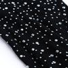 Hansber Mens See Through Fishnet Sparkle Rhinestones Thight High Stockings Stretchy Hosiery Legging Pants Black One Size view 3