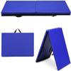 ARLIME 2" Thick Exercise Mat, 2-Fold Folding Gymnastics Mat with Carrying Handles, Exercise Panel for Gym, MMA, Home, Tumbling, 6' x 2' x 2'' Floor Mat (Blue) view 2