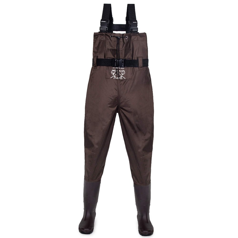 FLY FISHING HERO Fishing Waders for Men Hunting Waders for Women Waders Fishing Fishing Boots Wader Pants (Bronw 9 Men /11 Women)