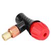 Inflator Head, 1Pcs Aluminum Alloy CO2 Inflator Inflation Valve Air Pump for Road and Mountain Bikes and Spare Parts view 3