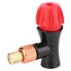 Inflator Head, 1Pcs Aluminum Alloy CO2 Inflator Inflation Valve Air Pump for Road and Mountain Bikes and Spare Parts view 4