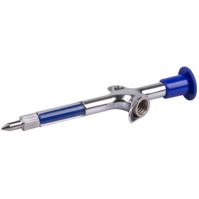 M-Wave Unisex - Adult Grease Gun Grease Syringe, Aluminium Body, Ergonomic Shape, Handy, Silver/Blue