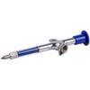 M-Wave Unisex - Adult Grease Gun Grease Syringe, Aluminium Body, Ergonomic Shape, Handy, Silver/Blue view 1