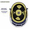 DSC Bouncer Cricket Helmet | Navy Blue | Size: Extra Small | for Men & Boys | Steel Grill | Adjustable Back Support Strap | Removable and Washable Sweatband | Lightweight view 2
