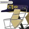 DSC Bouncer Cricket Helmet | Navy Blue | Size: Extra Small | for Men & Boys | Steel Grill | Adjustable Back Support Strap | Removable and Washable Sweatband | Lightweight view 4