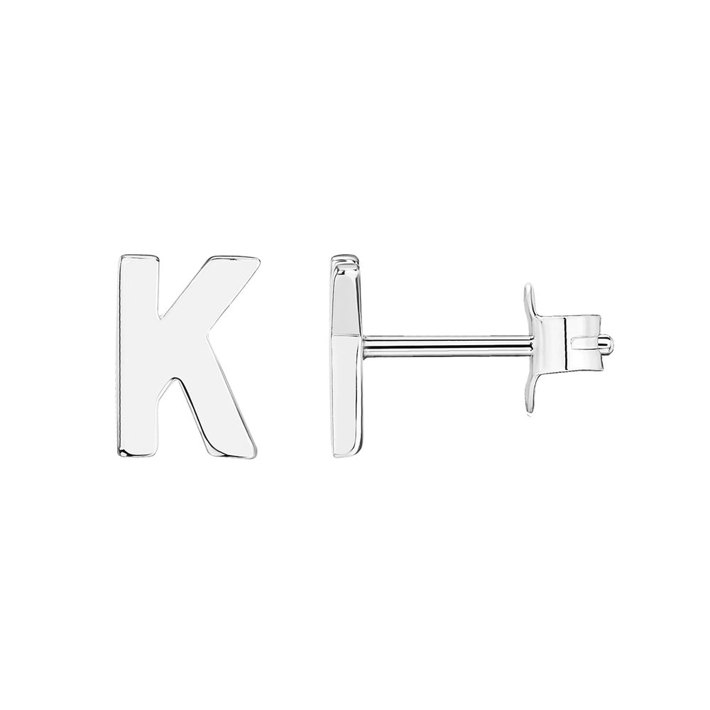 PAVOI Stud Earrings for Women, White Gold, Size 7.2 x 5.4 Millimeters, K