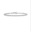 PAVOI 14K Gold Plated Cubic Zirconia Classic Tennis Bracelet | White Gold Bracelets for Women | 6.5 Inches view 1
