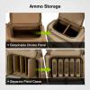 TIDEWE Tactical Range Backpack Bag for Gun and Ammo with Pistol Case (Khaki) view 4
