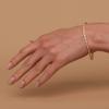 PAVOI 14K Gold Plated Cubic Zirconia Classic Tennis Bracelet | Yellow Gold Bracelets for Women | 7.5 Inches view 2