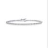 PAVOI 14K Gold Plated Cubic Zirconia Classic Tennis Bracelet | White Gold Bracelets for Women | 7.5 Inches view 1