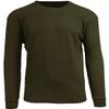 Galaxy by Harvic Mens Crew Neck Thermal Shirt (Multiple Sizes/Colors) Olive view 1