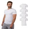 32 Degrees Mens 4 Pack Cool Quick Dry Active Basic Crew T-Shirt, White, X-Large view 1
