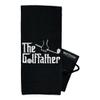 Wolf Golf Towels - The Golffather Golf Towel - Golf Accessories for Men - Golf Gifts for Men - Embroidered Funny Golf Towel view 1