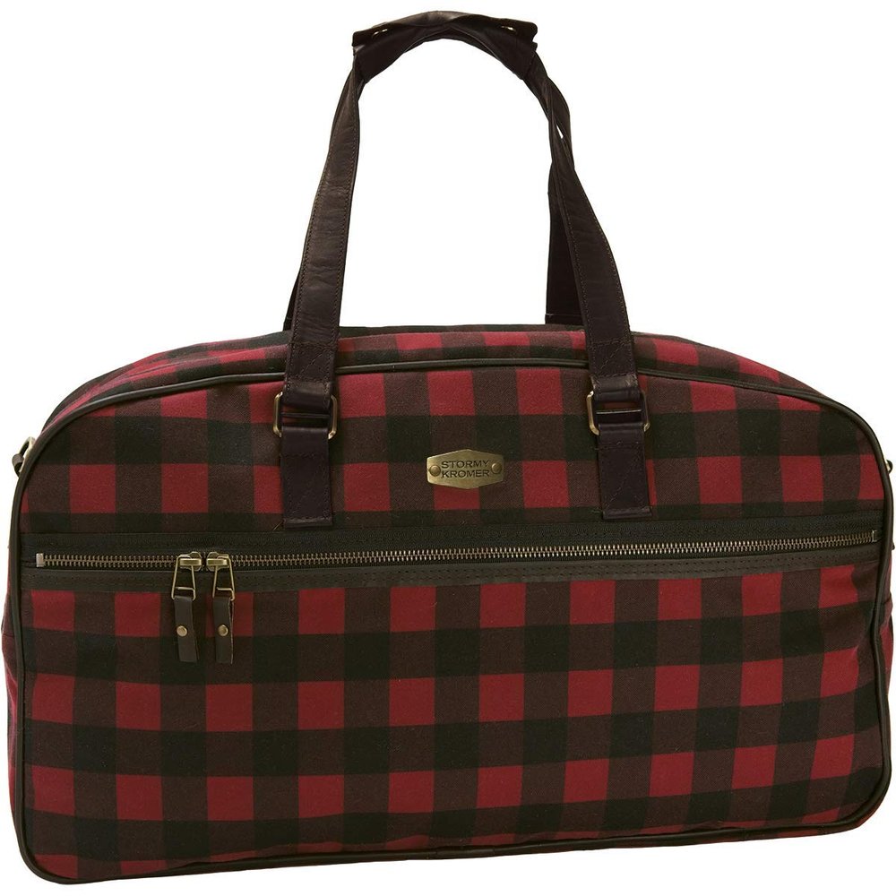 Stormy Kromer The Legacy Bowler - Vintage Bag, Rugged Waxed Cotton, Leather Trim