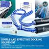 DockingPal - Premium Bungee Dock Line for Boats | Elastic Mooring Rope Stretches to Absorb Shocks & Prevent Damage to Your Watercraft | Safer Docking for Your Boat, Jet Ski, Pontoon or Kayak view 2