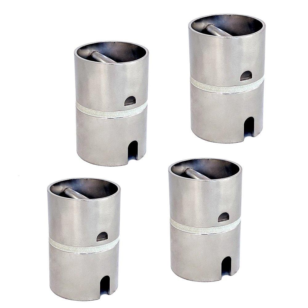 EAT MY TACKLE Stainless Steel Drop-in Swivel Insert/Adapter for Rod Holders (4)