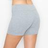 ALWAYS Women's Ribbed 5" Bike Shorts - Premium Soft High Waist Rib Knit Short Yoga Pants Grey M view 3