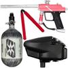Action Village Azodin Blitz 4 Competition Paintball Gun Package Kit w/Air Tank (Color: Dust Pink/Polished Silver, Tank Size: 68/4500) view 1