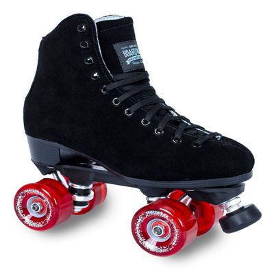 Sure Grip Boardwalk Unisex Outdoor Roller Skate - Suede Material, ABEC 3 Bearings, Soft 78A Motion 62mm Red Wheels - Polyurethane Wheel Material (Red Motion)