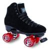 Sure Grip Boardwalk Unisex Outdoor Roller Skate - Suede Material, ABEC 3 Bearings, Soft 78A Motion 62mm Red Wheels - Polyurethane Wheel Material (Red Motion) view 1