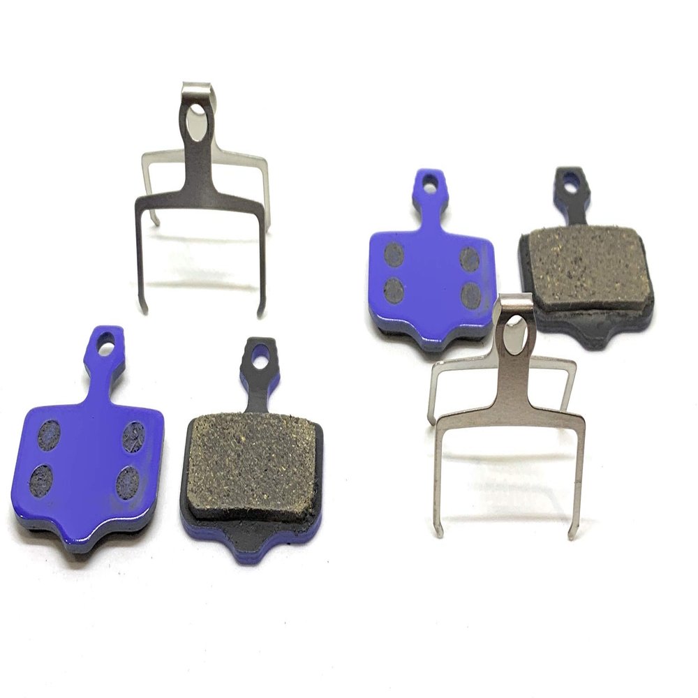 2 Pairs Bike Brake Pads Ceramic + Kevlar for Avid Elixir-1-2-3-5-7-R-CR SRAM-DB-1-3-5-XX-XO-X7-X9 Trickstuff-Cleg-2 B8052E. The Bicycle Replacement Part for OEM Brakes for high Braking Power.
