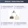 Bike Brake Pads sintered for Shimano Ultegra BR-RS805, BR-RS505. Fast Break-in on Mountain-Bike or Road- Bicycle. view 2