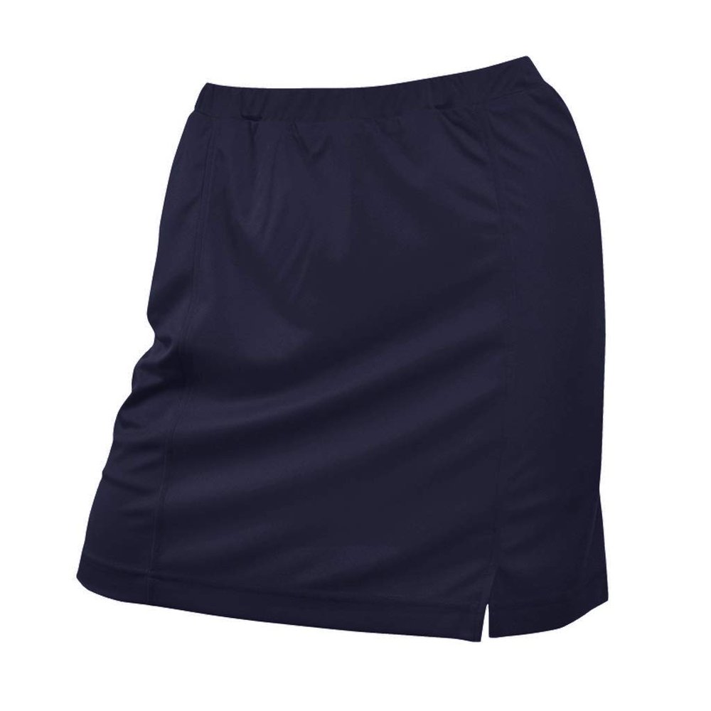 Monterey Club Women's Solid Knit Golf Skort #2946 (Navy, Small)