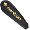 Carlton Powerblade V200 Badminton Racket, Black/Gold view 2