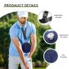 FINGER TEN Golf Smart Ball Training Aid Impact Inflatable Balls with Air Pump Adjustable Lanyard Assist Teaching Posture Correction Trainer Aids for Men Women Beginner Golfer (Blue) view 2