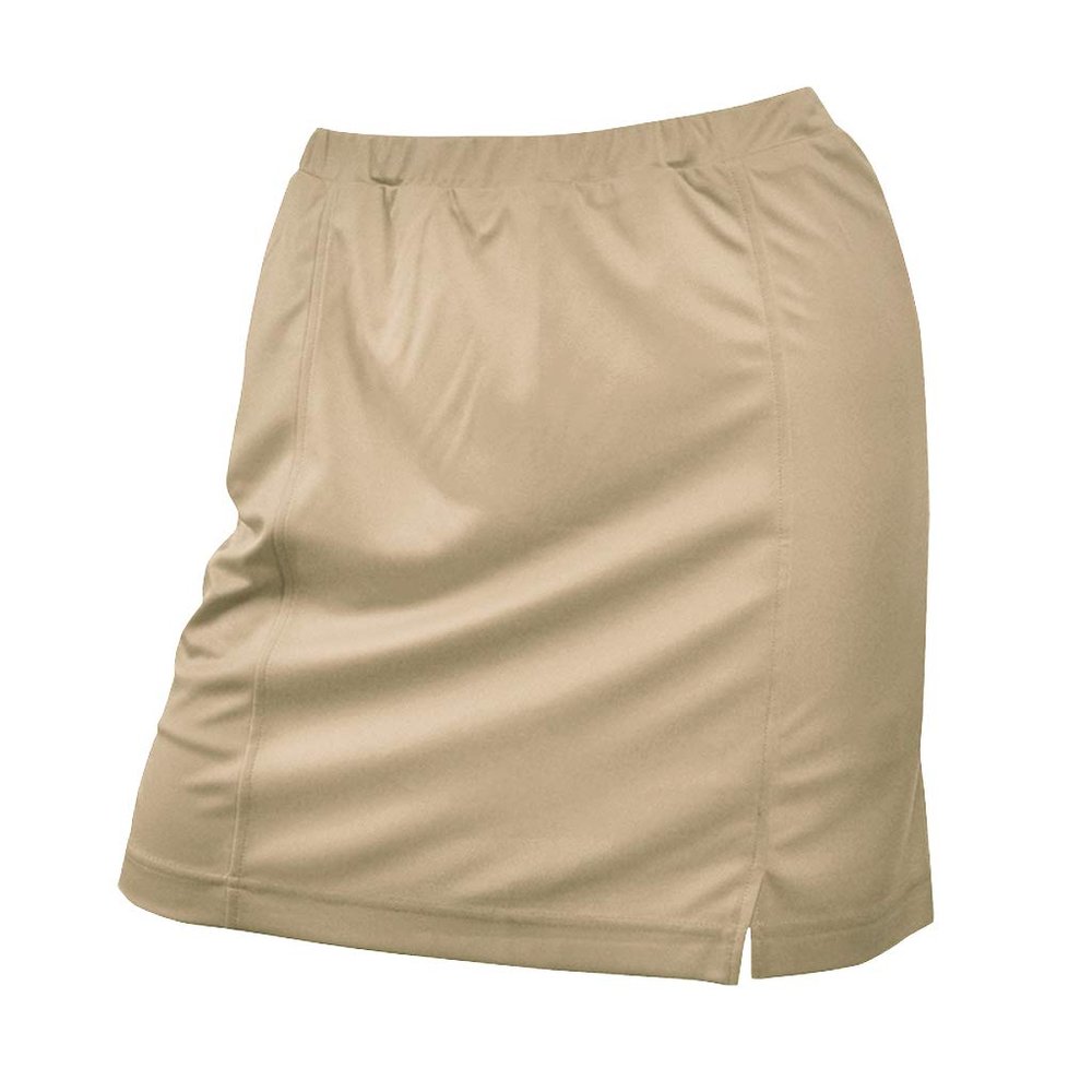 Monterey Club Women's Solid Knit Golf Skort #2946 (Wood Ash, X-Small)