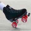 Sure Grip Boardwalk Unisex Outdoor Roller Skate - Suede Material, ABEC 3 Bearings, Soft 78A Motion 62mm Red Wheels - Polyurethane Wheel Material (Red Motion) view 2