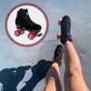 Sure Grip Boardwalk Unisex Outdoor Roller Skate - Suede Material, ABEC 3 Bearings, Soft 78A Motion 62mm Red Wheels - Polyurethane Wheel Material (Red Motion) view 4