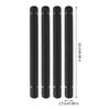 BESPORTBLE 4 Sets of Bike Chain Stickers Bicycle Chainstay Frame Protector Covers Bike Cycling Stickers (Black) view 3