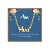 Ldurian Custom Name Necklace, Ava Name Plate Pendant Necklace Pre Gifts, Charm Necklaces Jewelry for Birthday Anniversary view 1