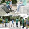 MLyzhe Deformation Roller Shoes Male and Female Skating Shoes Adult Children's Automatic Walking Shoes Invisible Pulley Shoes Skates with Double-Row Deform Wheel view 4
