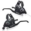 LITEONE Bicycle Brake Levers Shifter 3x8 24 Speed Shifter with Gear Indicator and V Brake Cable for Moutain Bike, Road Bike, MTB, BMX, Fixie Gear, Cycling view 1