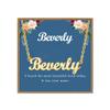 Ldurian Custom Name Necklace, Beverly Name Plate Pendant Necklace Pre Gifts, Charm Necklaces Jewelry for Birthday Anniversary view 1